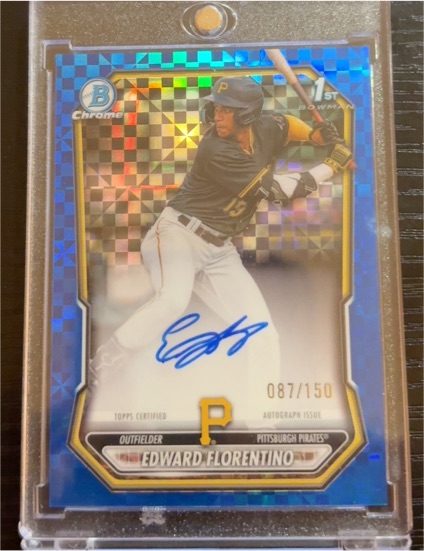2026 Bowman Chrome #BCP-82 Edward Florentino — front