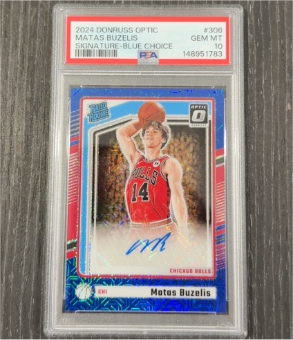 2024 Donruss Optic #306 Matas Buzelis — front
