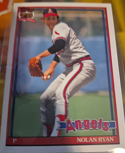 1991 Topps #91B2-36 Nolan Ryan — front