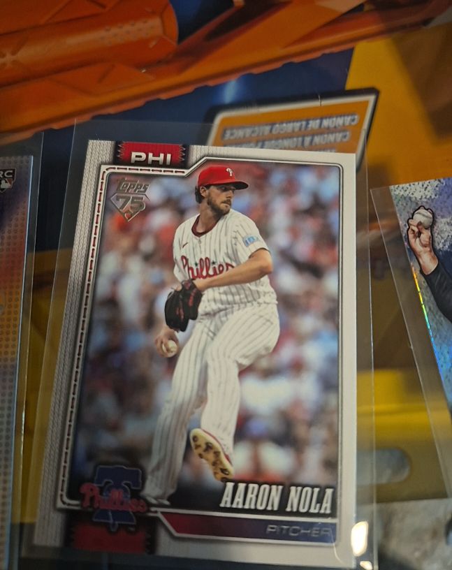 2025 Topps #454 Aaron Nola — front