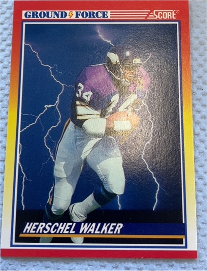 1990 Score Ground Force #561 Herschel Walker — front