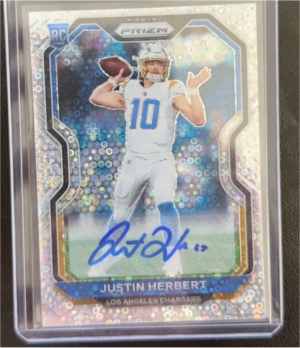 2020 Panini Prizm #325 Justin Herbert — front