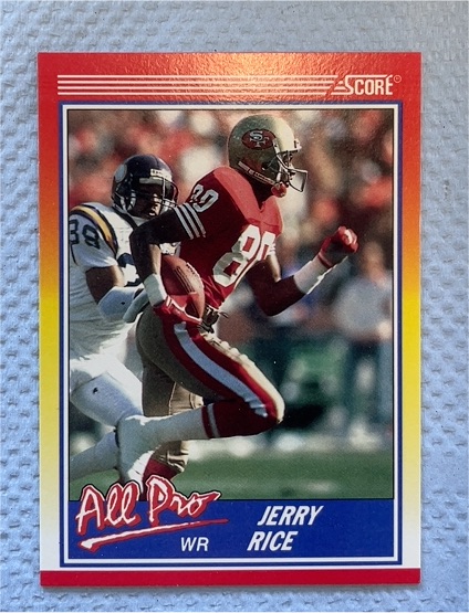 1990 Score All Pro #590 Jerry Rice — front