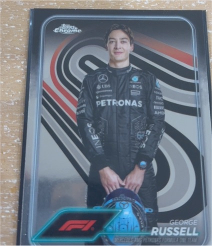 2024 Topps Chrome Formula 1 #5 George Russell — front
