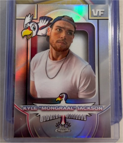 2026 Topps Chrome VeeFriends #CC-MG Kyle "Mongraal" Jackson — front