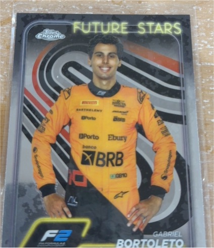 2024 Topps Chrome Formula 1 #28 Gabriel Bortoleto — front