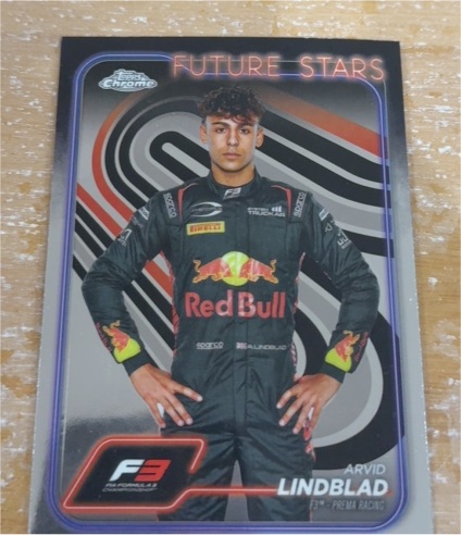2024 Topps Chrome Formula 1 #45 Arvid Lindblad — front