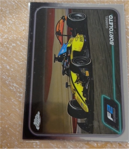 2024 Topps Chrome Formula 1 #100 Gabriel Bortoleto — front