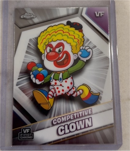 2026 Topps Chrome VeeFriends #52 Competitive Clown — front