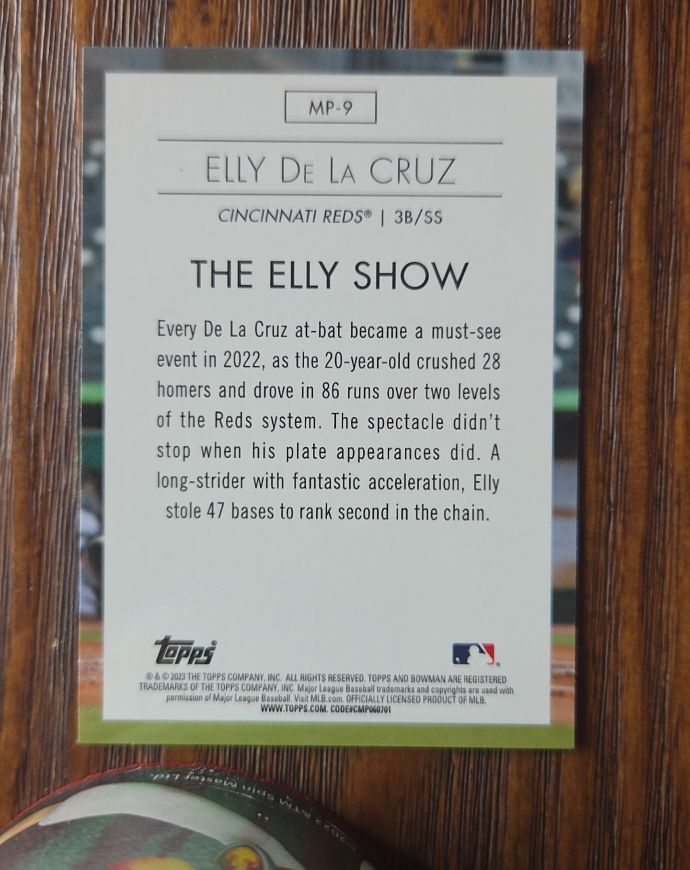 2026 Topps #MP-9 Elly De La Cruz — front