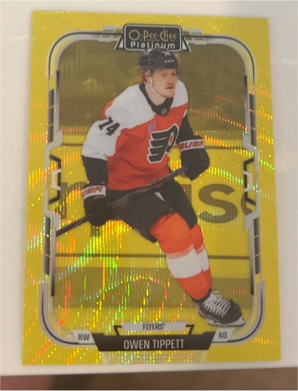 2024-25 O-Pee-Chee Platinum #49 Owen Tippett — front