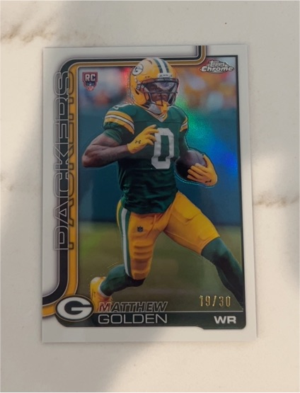 2025 Topps Chrome #333 Matthew Golden — front