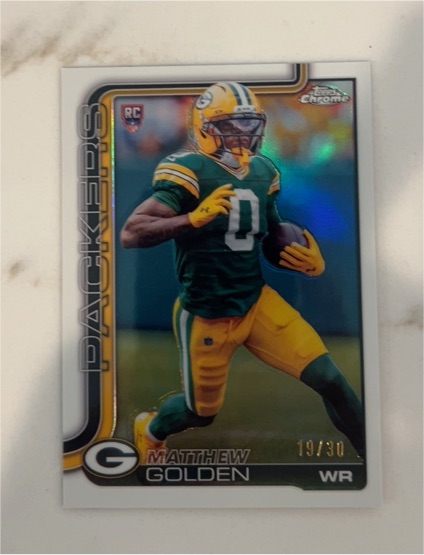 2025 Topps Chrome #333 Matthew Golden — front