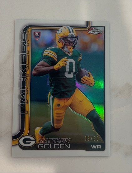 2025 Topps Chrome #333 Matthew Golden — front