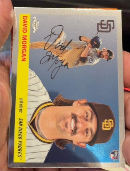 2025 Topps Chrome Platinum #261 David Morgan — front
