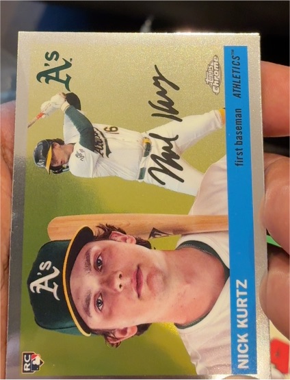 2025 Topps Chrome Platinum #254 Nick Kurtz — front