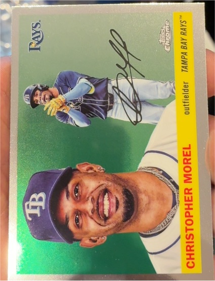 2025 Topps Chrome Platinum #153 Christopher Morel — front