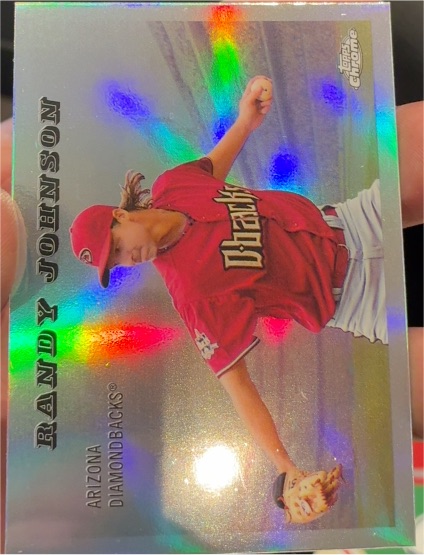 2025 Topps Chrome Platinum #55RS-14 Randy Johnson Rails and Sails — front