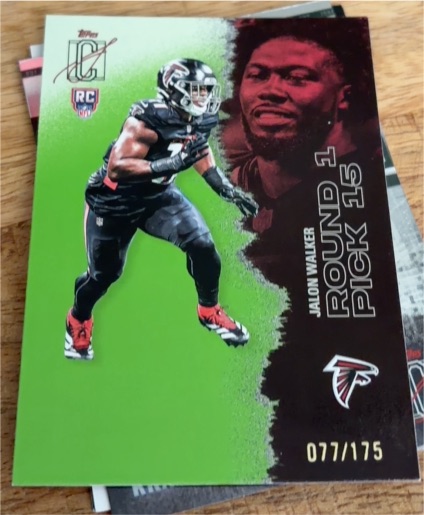 2025 Topps Signature Class #121 Jalon Walker — front