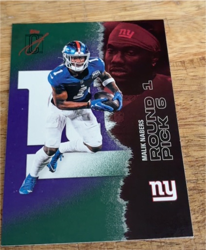 2025 Topps Signature Class #40 Malik Nabers — front