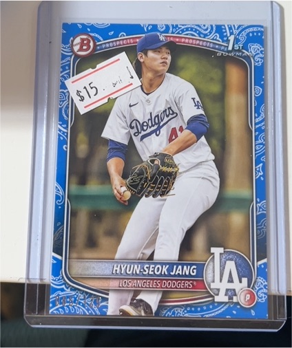 2025 Bowman Prospects #BP-51 Hyun-Seok Jang — front