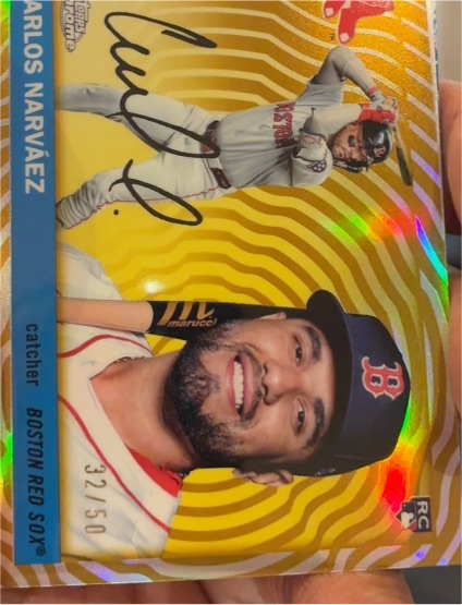 2025 Topps Chrome Platinum #256 Carlos Narváez — front