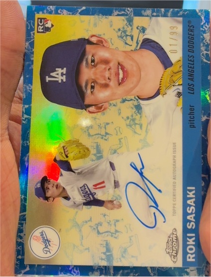 2025 Topps Chrome Platinum #239 Roki Sasaki — front