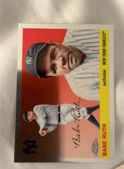 2025 Topps Chrome Platinum #418 Babe Ruth — front
