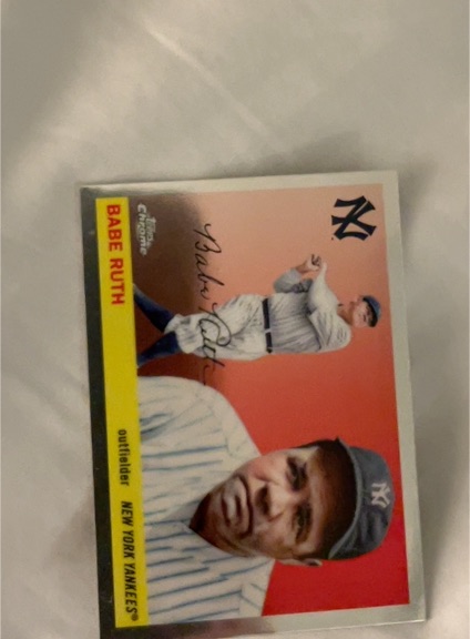 2025 Topps Chrome Platinum #418 Babe Ruth — front