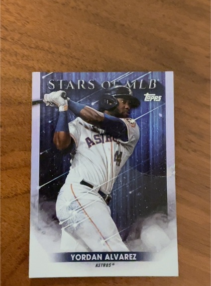 2022 Topps Stars of MLB #SMLB-45 Yordan Alvarez — front