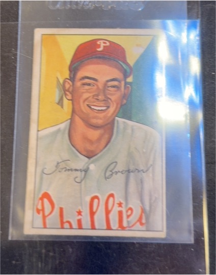 1952 Bowman #236 Tommy Brown — front