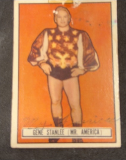 1951 Topps Ringside #17 Gene Stanlee (Mr. America) — front