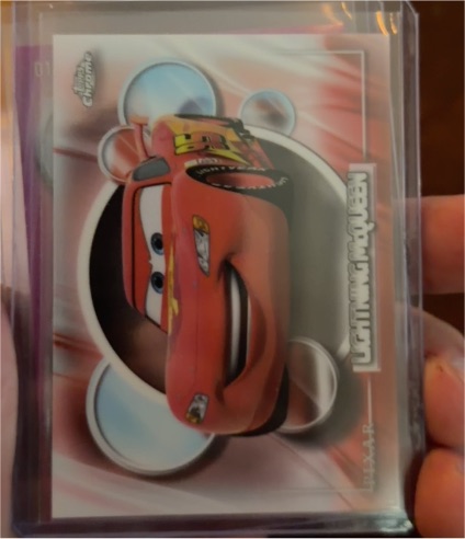 2026 Topps Chrome Disney #20 Lightning McQueen — front