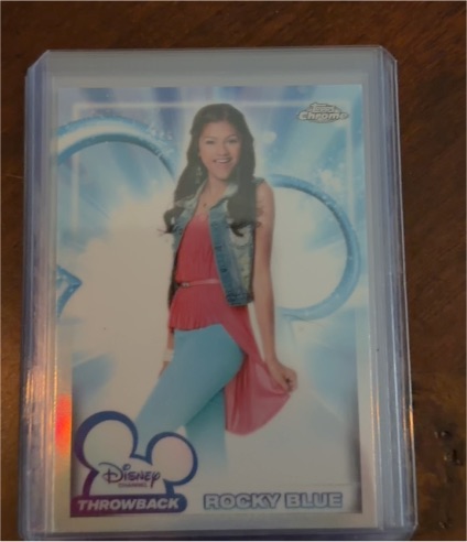 2026 Topps Chrome Disney Channel Throwback #DC-15 Rocky Blue — front