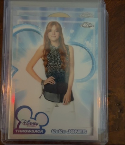 2026 Topps Chrome Disney #DC-16 CeCe Jones Disney Channel Throwback — front