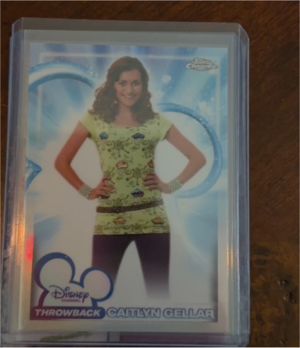 2026 Topps Chrome Disney Channel Throwback #DC-14 Caitlyn Gellar — front