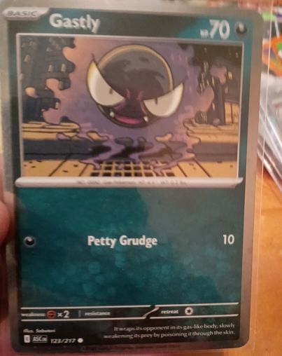 2022 Pokémon Ascended Heroes #123 Gastly — front