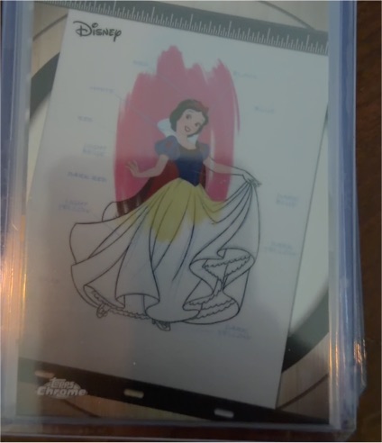2026 Topps Chrome Disney #I&P-1 Snow White Ink And Paint — front