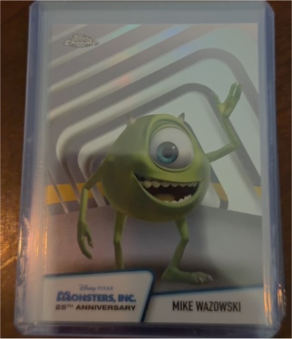 2026 Topps Chrome Disney Monsters Inc. 25th Anniversary #MI-5 Mike Wazowski — front