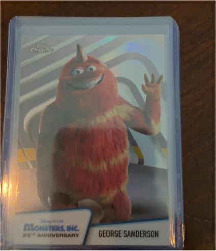 2026 Topps Chrome Disney #MI-4 George Sanderson Monsters Inc. 25th Anniversary — front