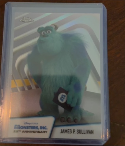 2026 Topps Chrome Disney #MI-1 James P. Sullivan Monsters, Inc. 25th Anniversary — front