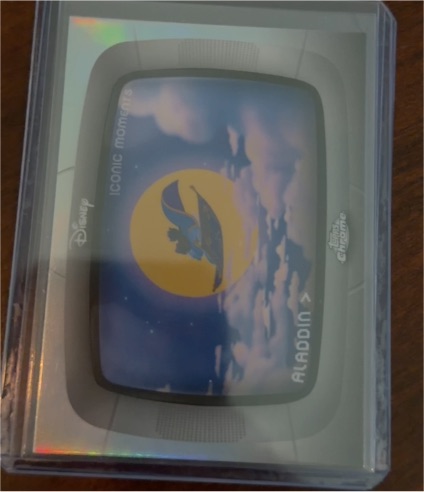 2026 Topps Chrome Disney #IM-5 Aladdin Iconic Moments — front