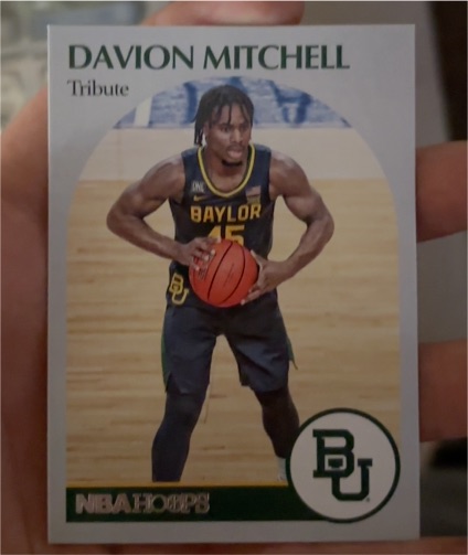 2021 Panini Chronicles Hoops Tribute #60 Davion Mitchell — front