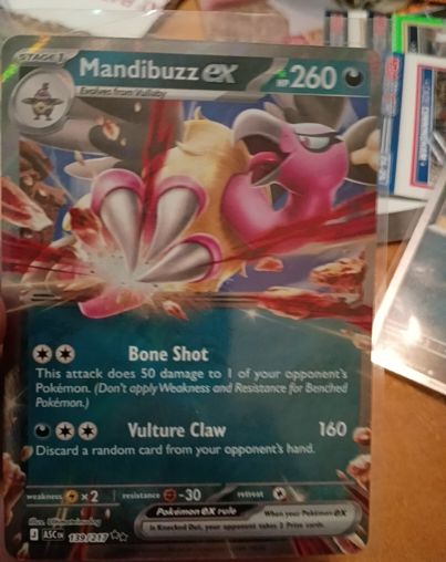 2022 Pokémon Ascended Heroes #139 Mandibuzz EX — front
