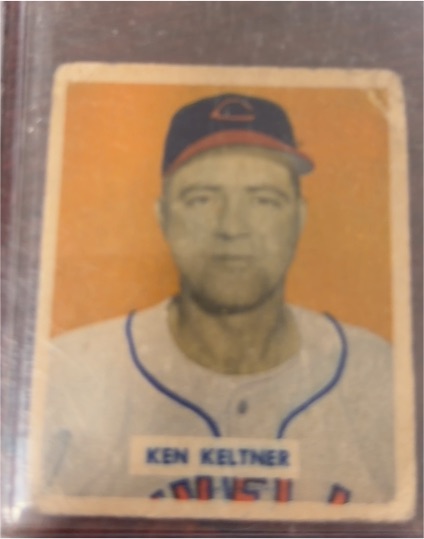 1949 Bowman #125 Ken Keltner Cleveland Indians — front