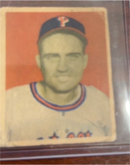 1949 Bowman #108 Ken Heintzelman — front