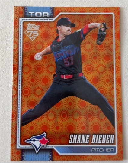 2026 Topps Series 2 #422 Shane Bieber — front