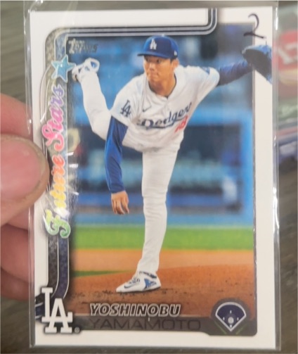 2025 Topps Series 1 #231 Yoshinobu Yamamoto Future Stars Los Angeles Dodgers — front