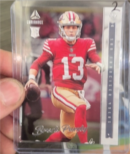 2022 Panini Chronicles Luminance #213 Brock Purdy — front