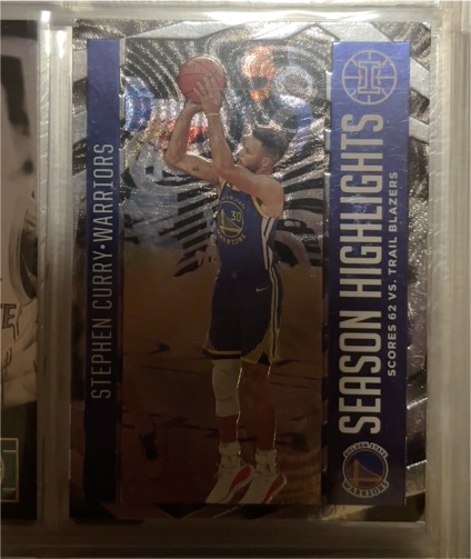 2020-21 Panini Illusions #25 Stephen Curry Season Highlights — front